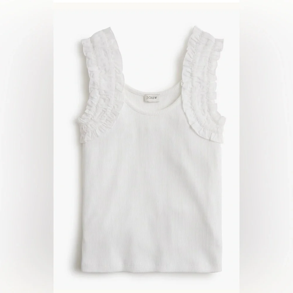 J.crew Ruched-strap tank top
